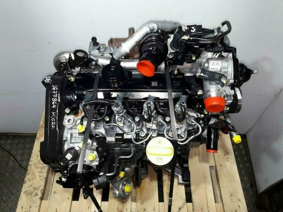 Engine Motor Nissan Renault K9K628 1.5 dCi 7.452 KM KOMPLETT 2016